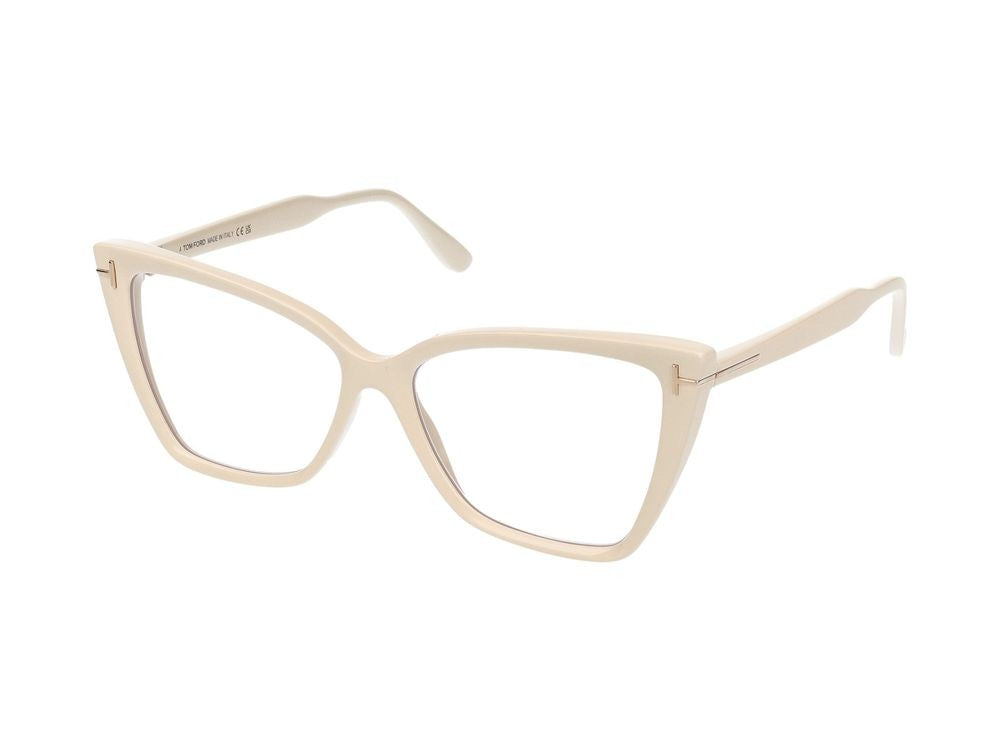 Tom Ford Grey Minimalist Bold Oversized Square Eyeglasses