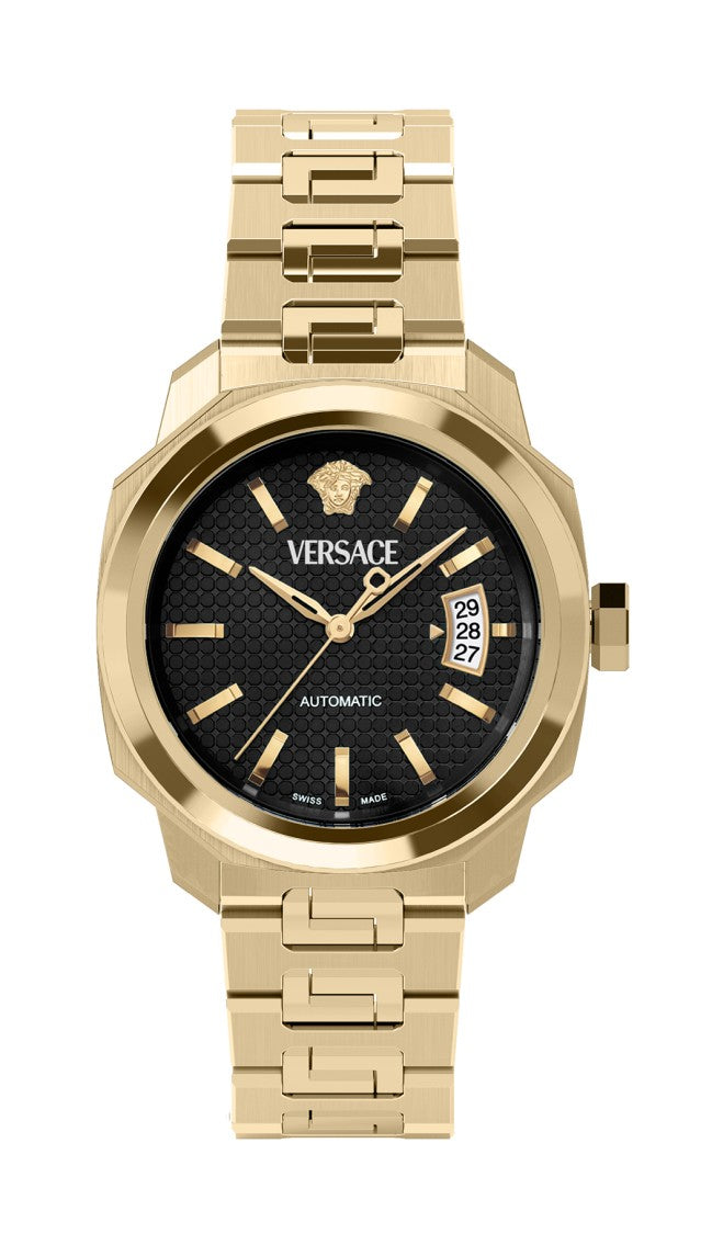 Versace Automatic Dylos Watch With Gold-Tone Stainless Steel Case And Bracelet