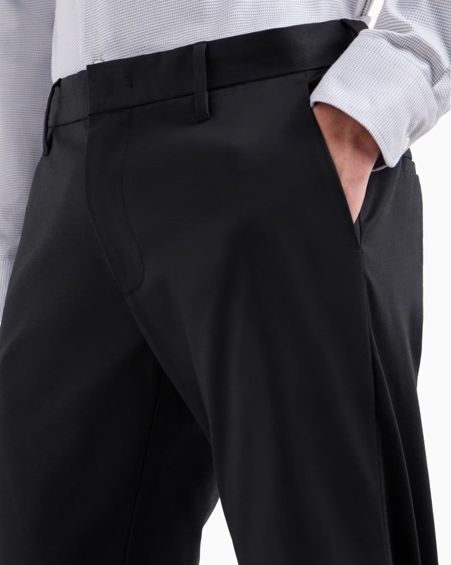 Emporio Armani Tailored Black Trousers
