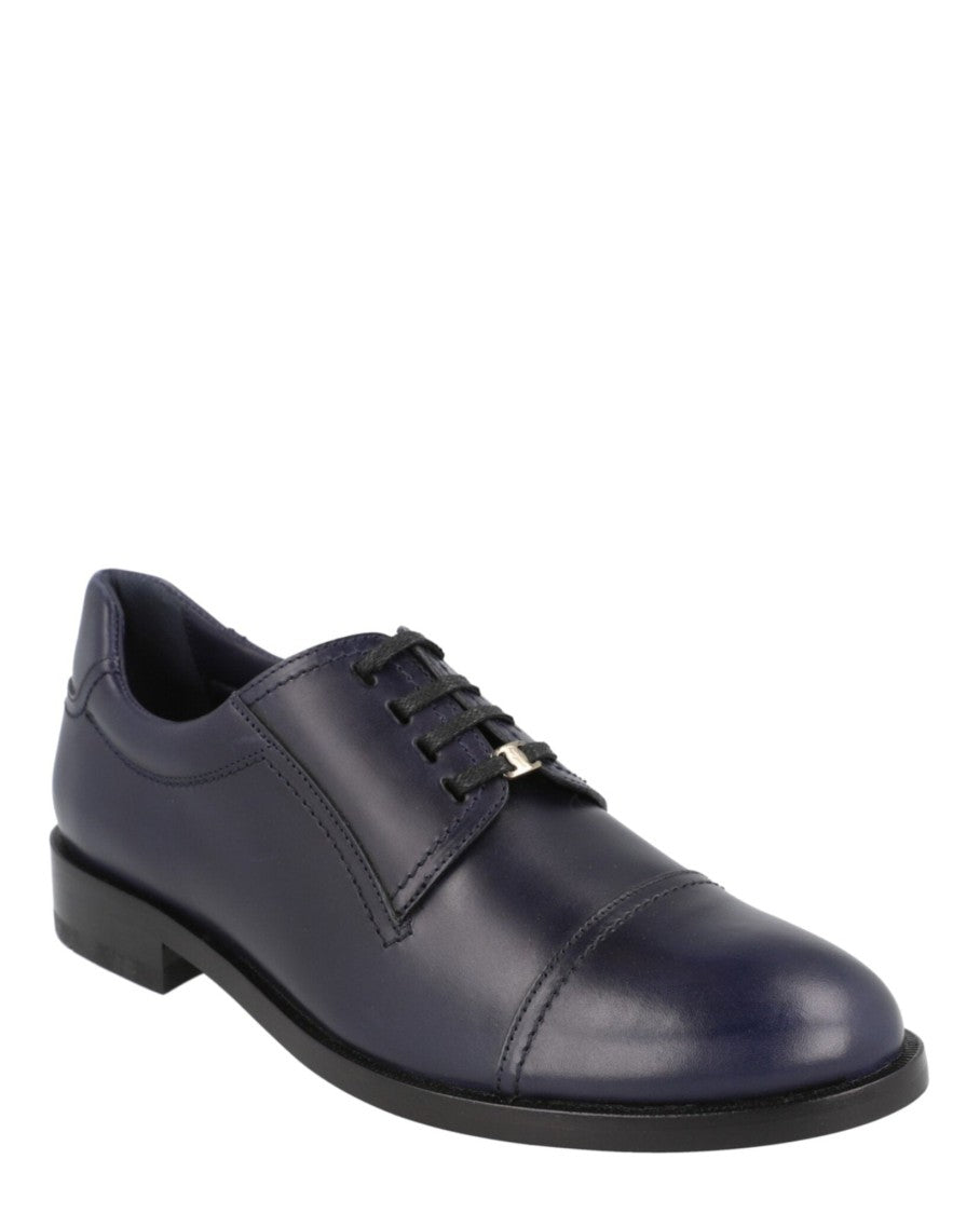 Ferragamo Farnon Div Leather Oxfords