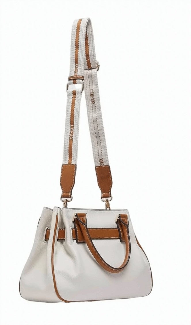 Liu Jo Two Tone Buckle Handbag