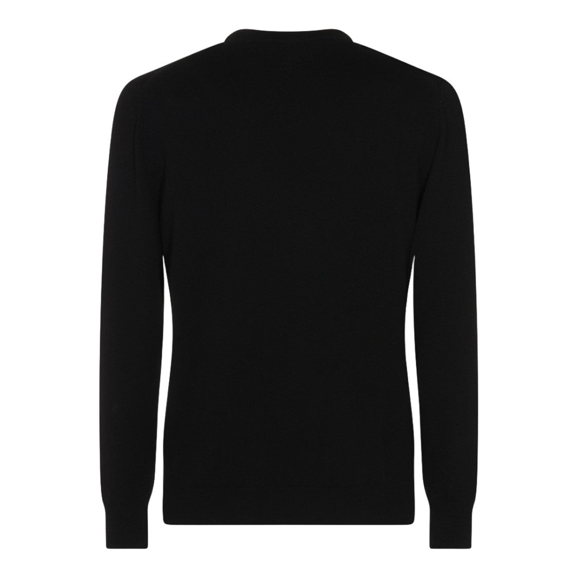 Lardini Black Sweater With Crew Neckline