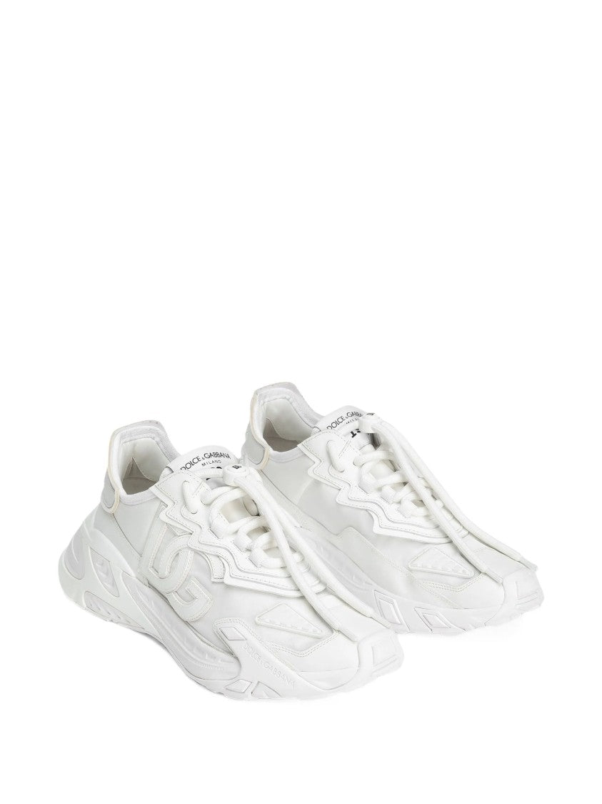 Dolce & Gabbana White Day Faster Sculpted Sole Sneakers
