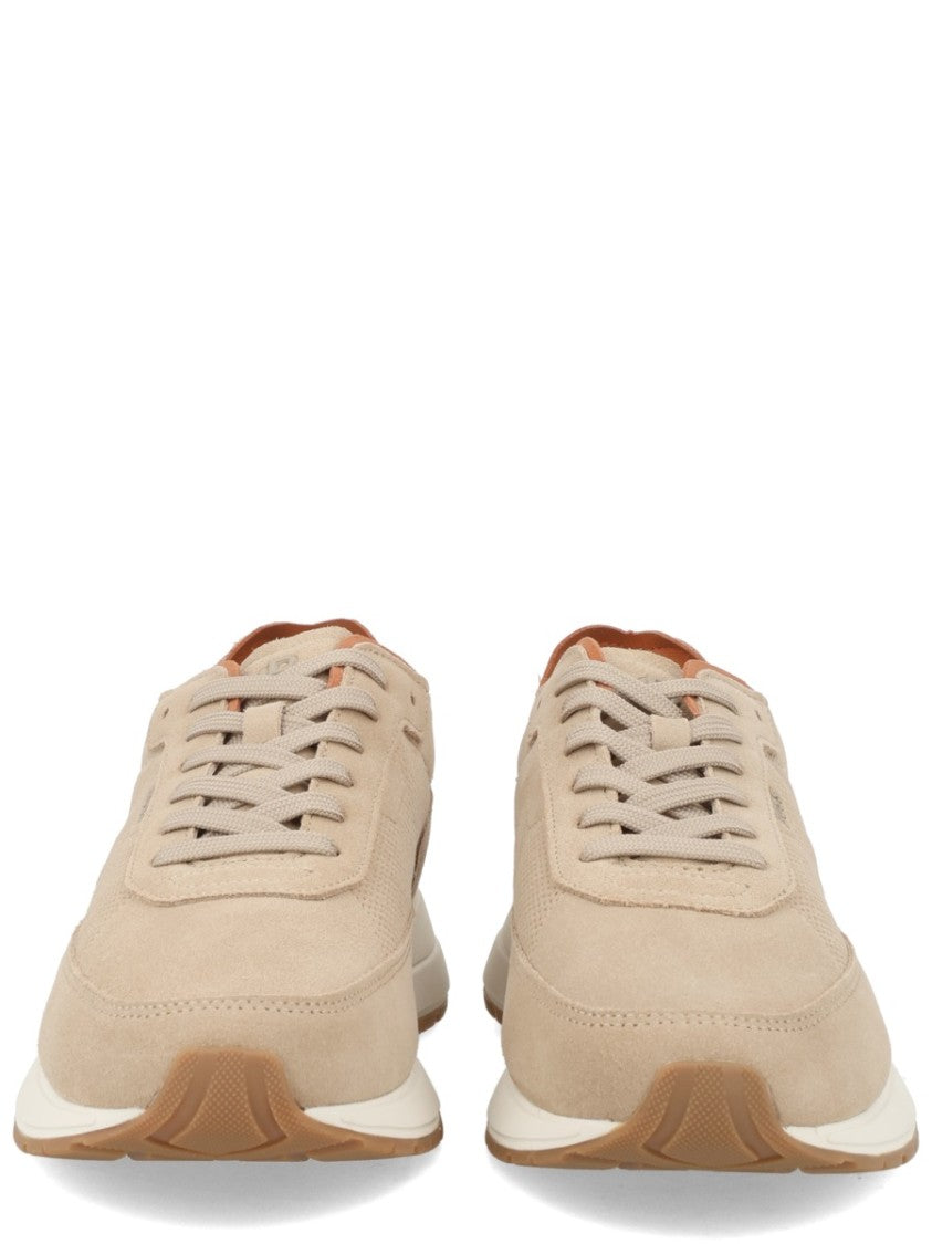 Boss Vinston Cow Leather Perforated Sneakers