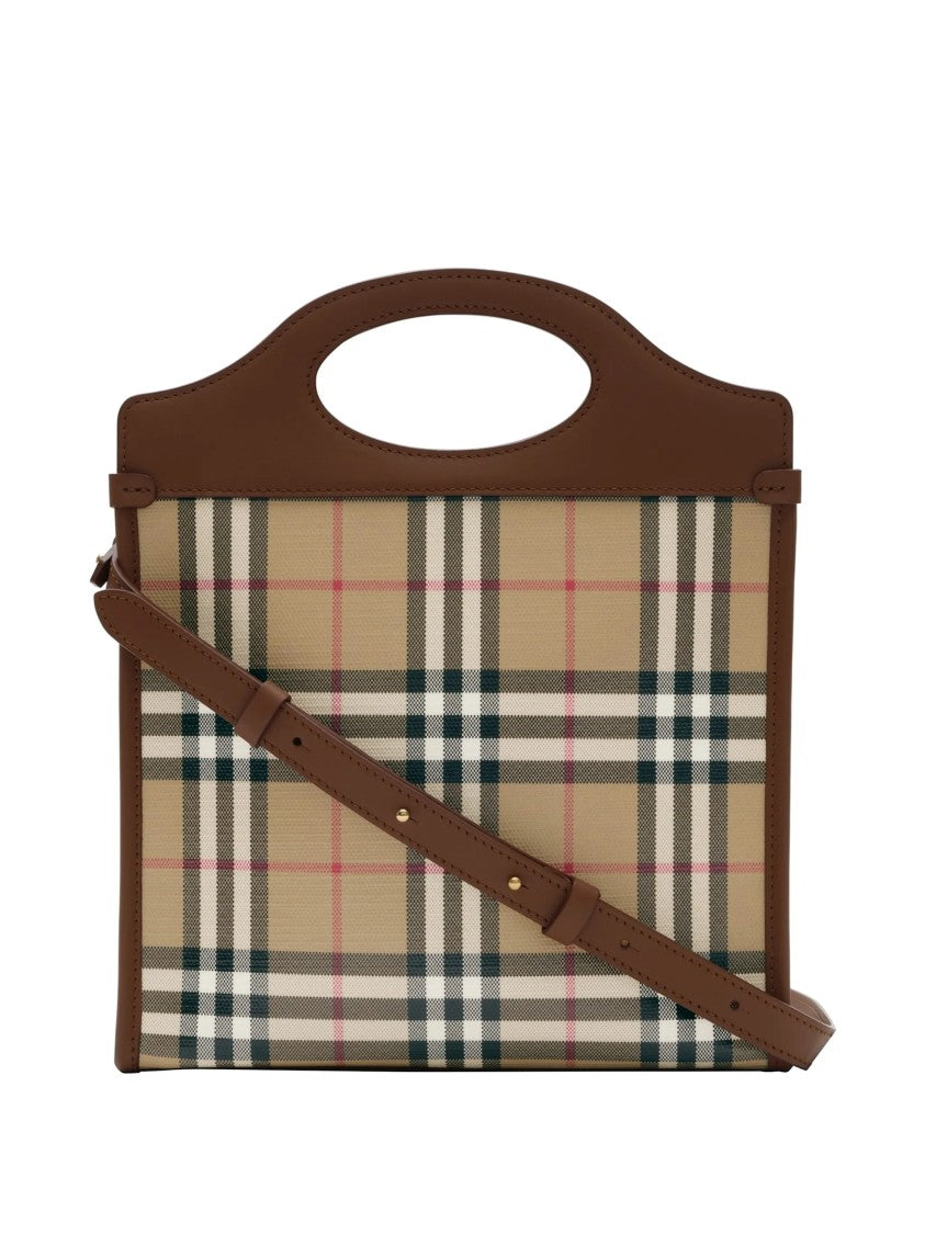 Burberry Pocket Mini Check Handbag