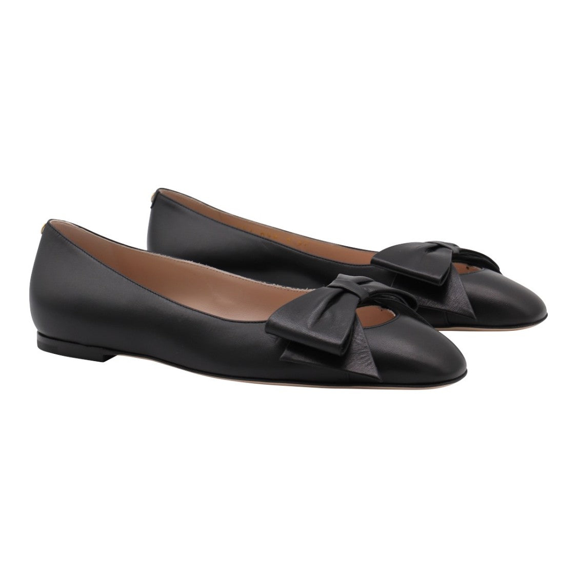Valentino Garavani Pointed Toe Leather Flats