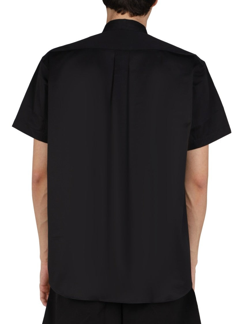 Comme Des Garçons Boxy Fit Black Cotton Shirt