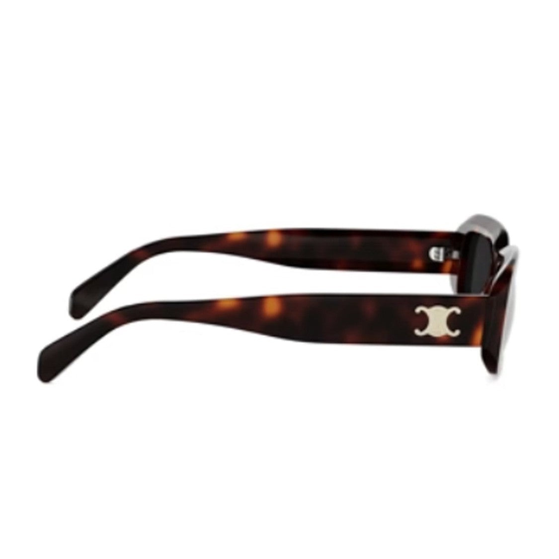 Celine Havana Triomphe Acetate Rectangular Sunglasses