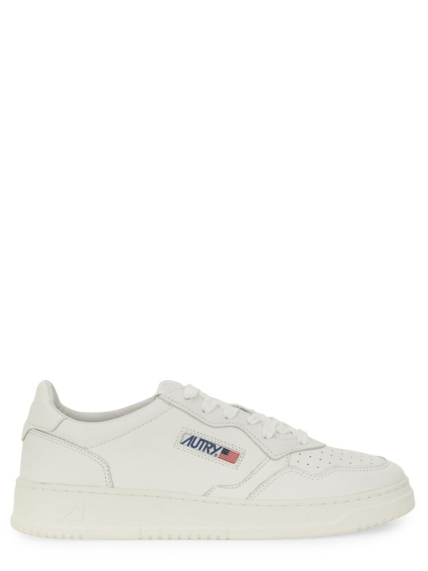 Autry Medalist Low Perforated Goat Leather Sneakers