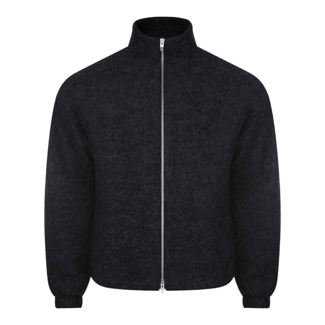 Jil Sander High Collar Textured Jacket