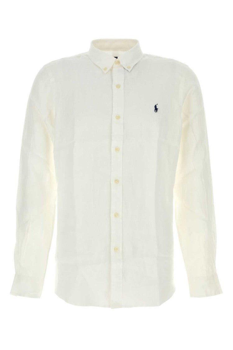 Polo Ralph Lauren White Linen Shirt
