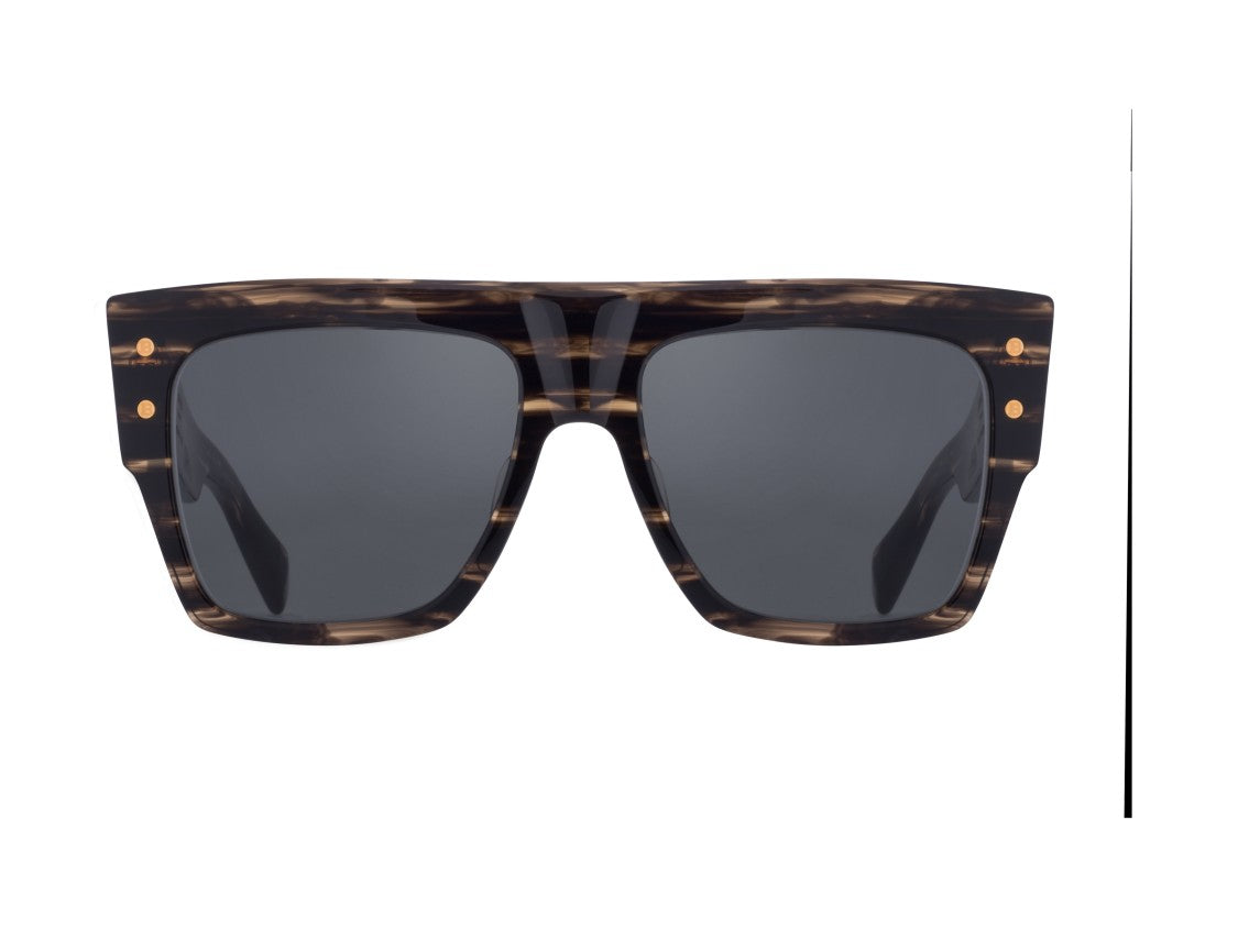 Balmain B - I Tortoiseshell Oversized Square Sunglasses