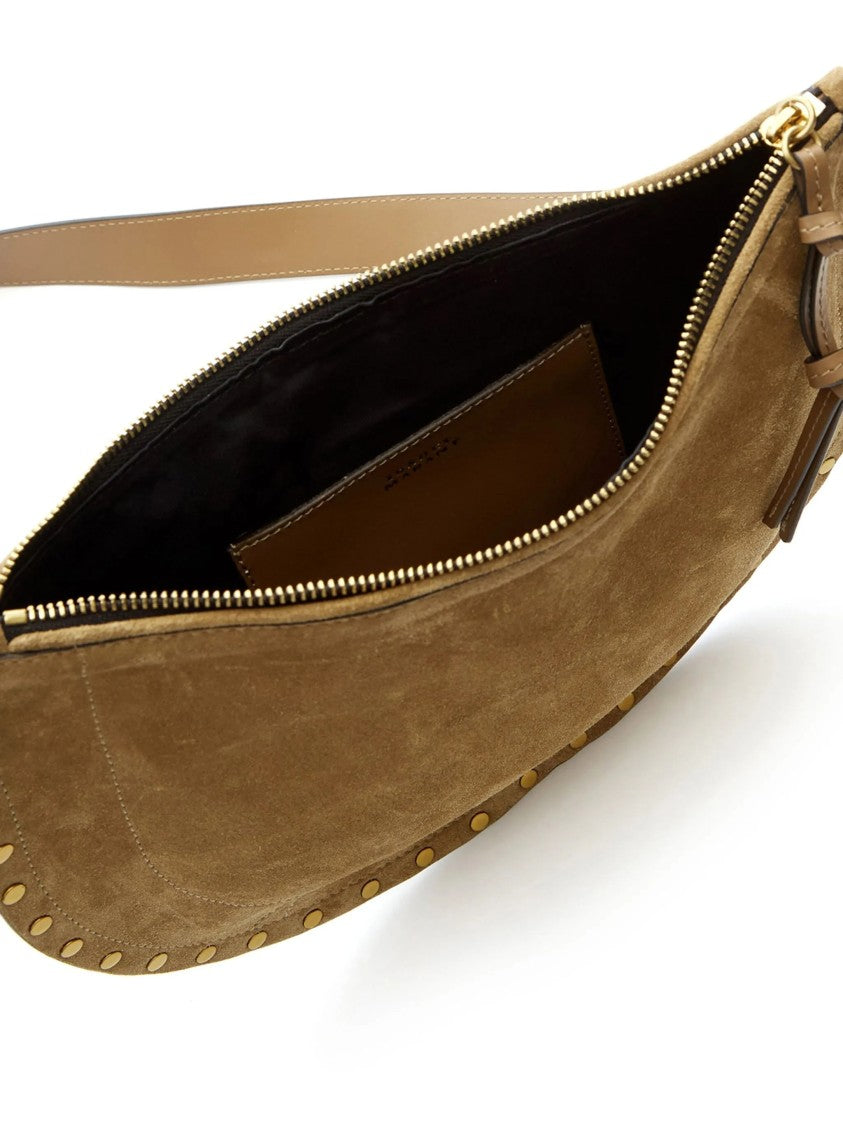 Isabel Marant Brown Oskan Soft Crescent Shoulder Bag