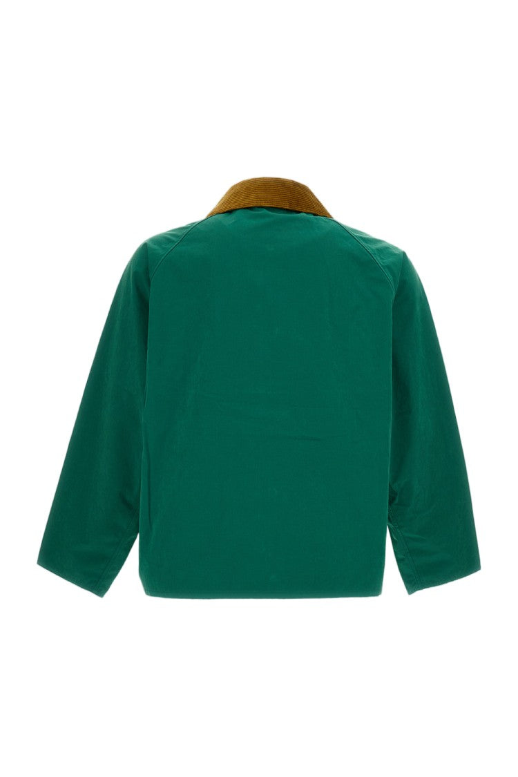 Barbour Cotton-Blend Corduroy Collar Short Jacket