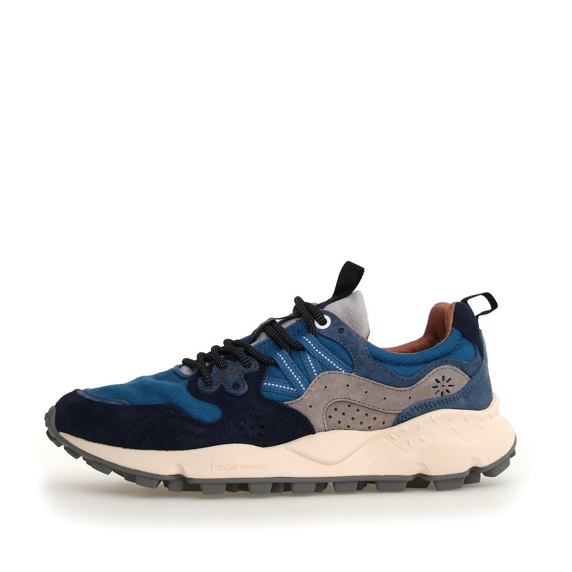 Flower Mountain Yamano Blue And Light Blue Canvas Sneakers