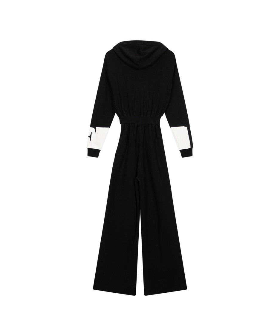 Elisabetta Franchi Hooded Jumpsuit
