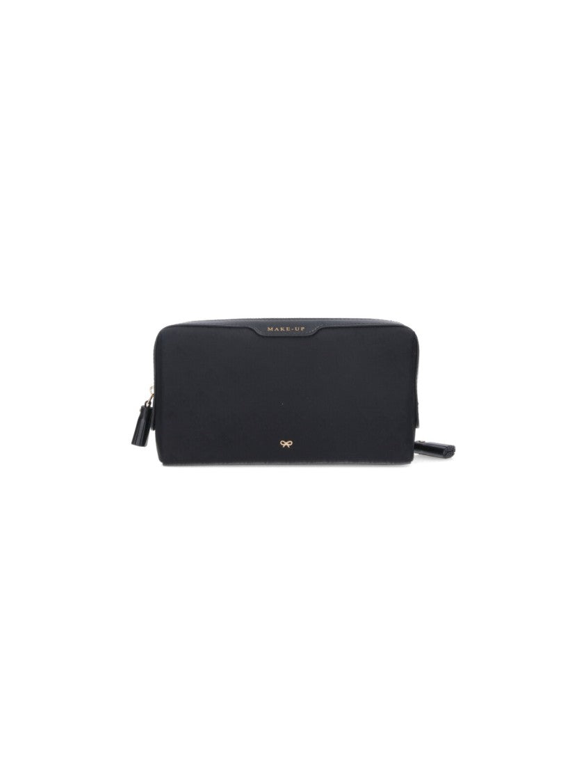Anya Hindmarch "Make-Up" Small Pouch – Black