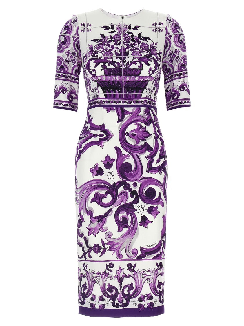 Dolce & Gabbana Maiolica' Print Dress