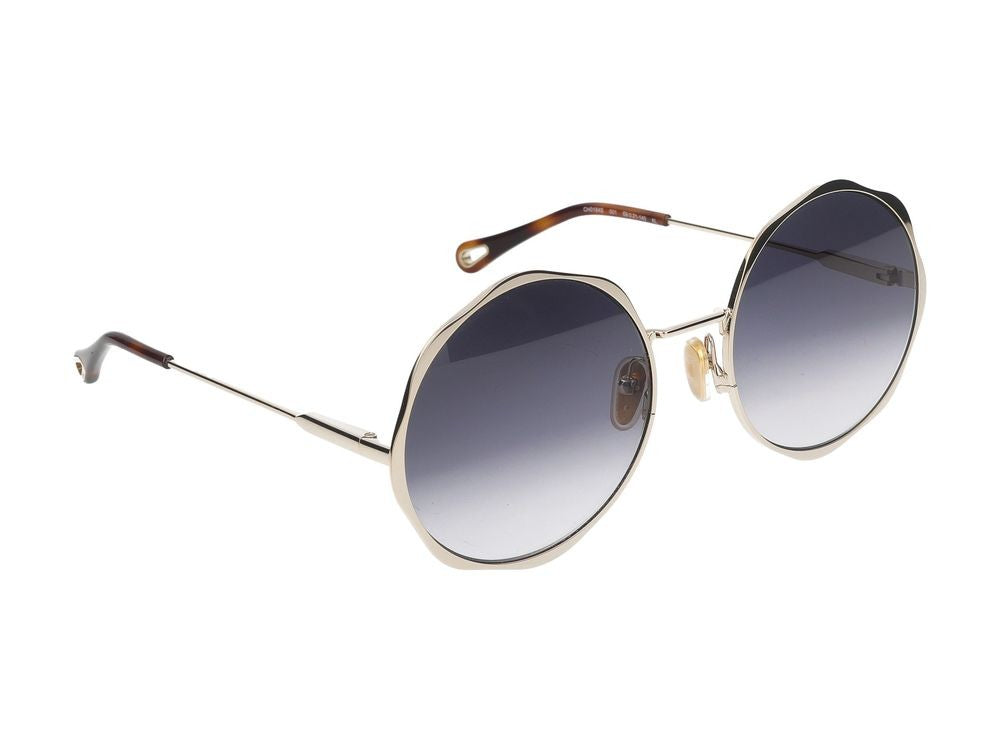 Chloé Sunglasses Ch0184s 001 Gold Gold Grey 59/21/140