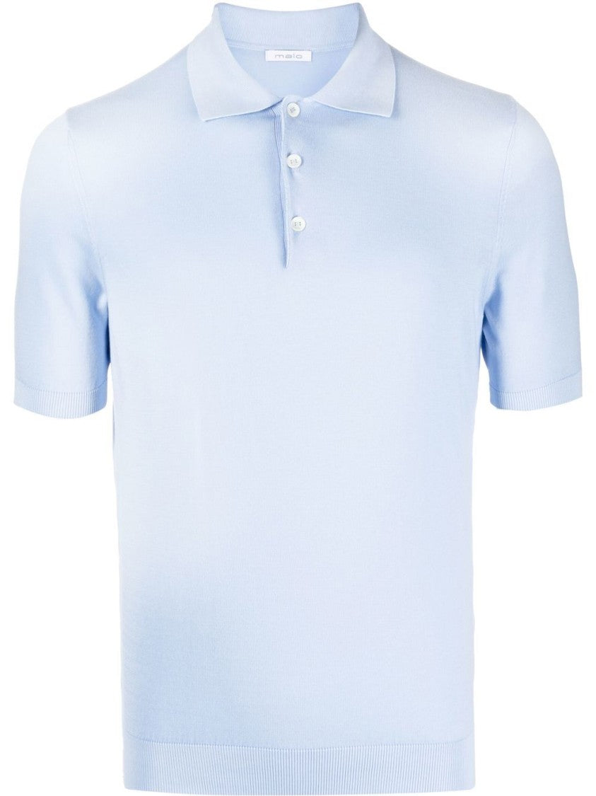 Malo Clear Blue Polo Shirt