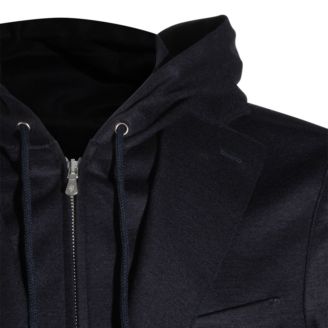 Eleventy Layered Tailored Integrated Hoodie Blazer