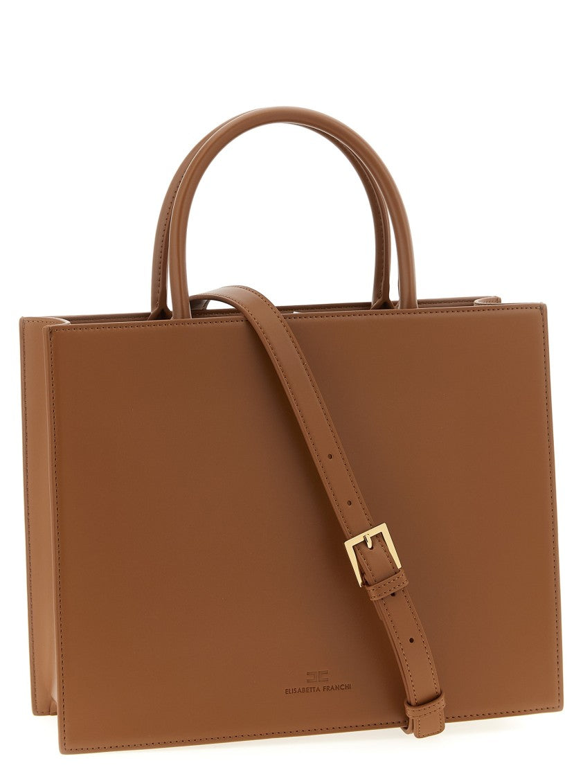 Elisabetta Franchi Large Logo Shopping Bag