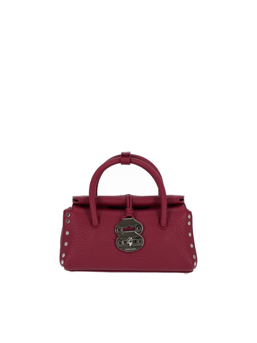 Zanellato Srl Damasco Centauro Textured Leather Shoulder Bag