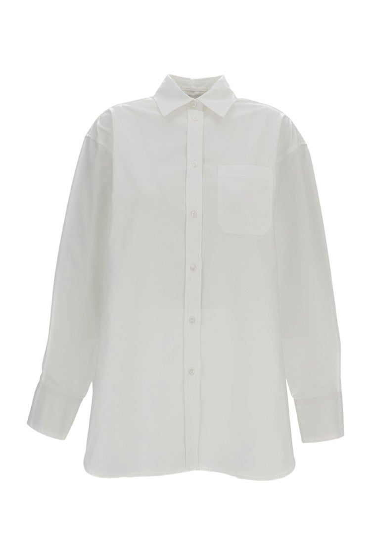 Sportmax White Nespola Cotton-Blend Shirt