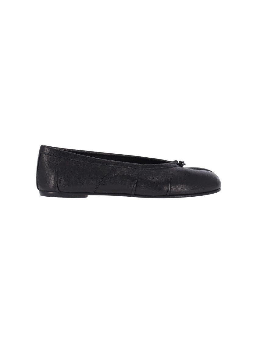 Maison Margiela Black Sheepskin Tabi Flats