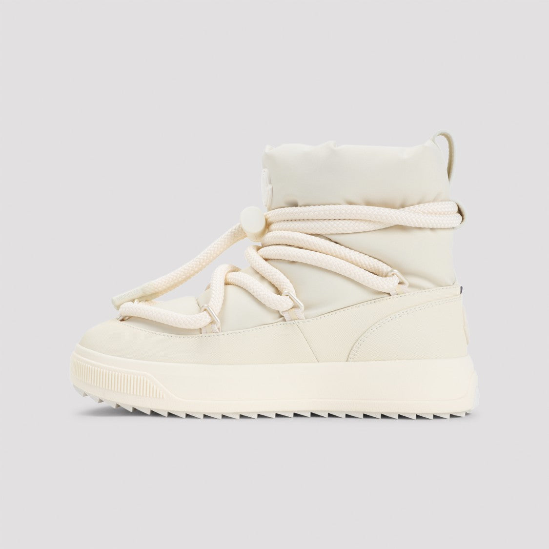 Moncler High-Top Padded Boots With Rope Laces