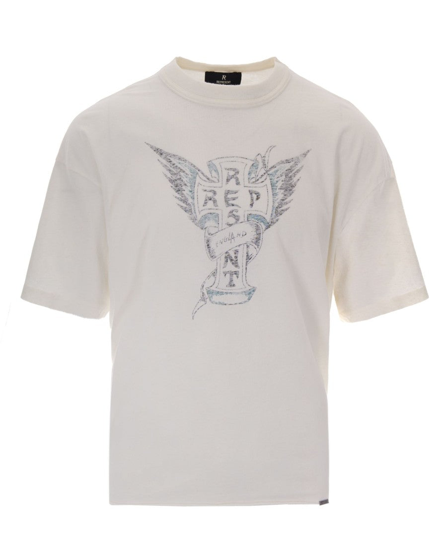 Represent Oversize T-Shirt In Soft Cotton-Hemp Blend