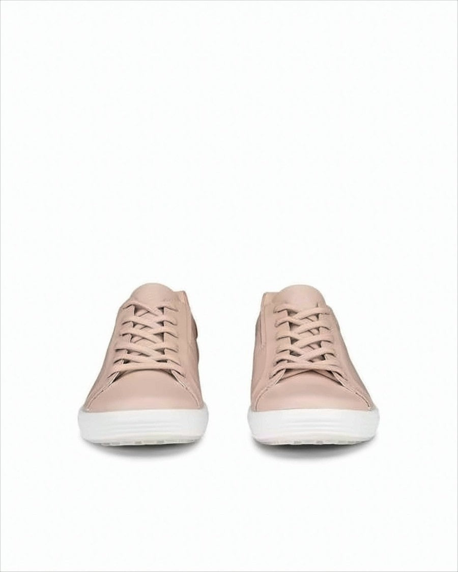 Ecco Pink Leather Sneakers
