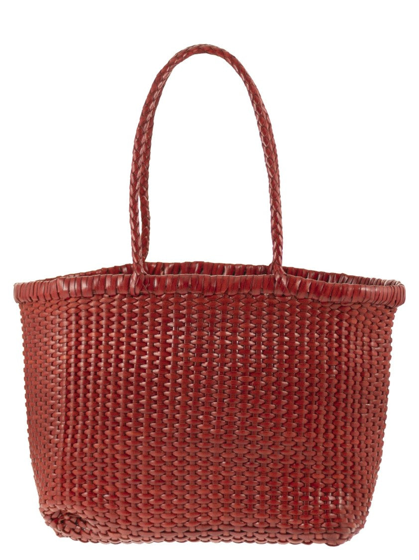 Dragon Weave - Braided Leather Bag S