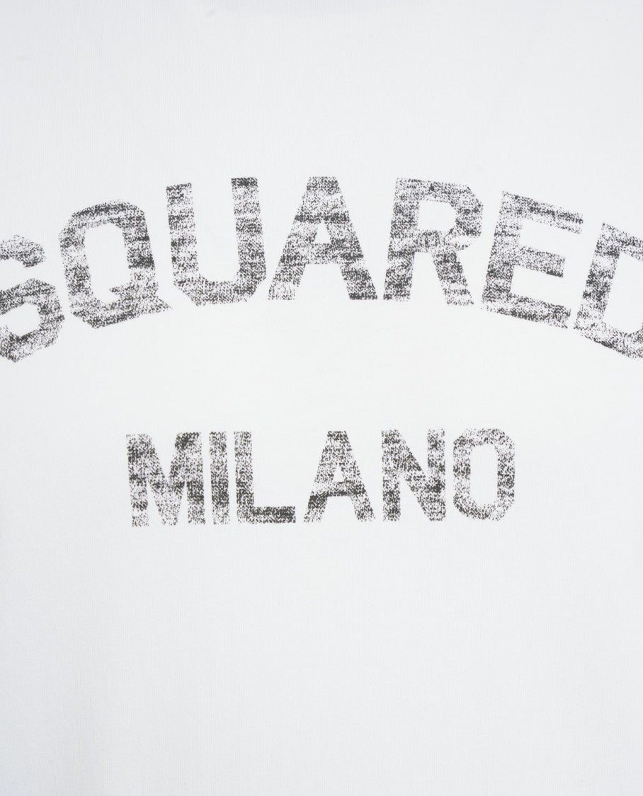 Dsquared2 Relaxed Fit White T-Shirt