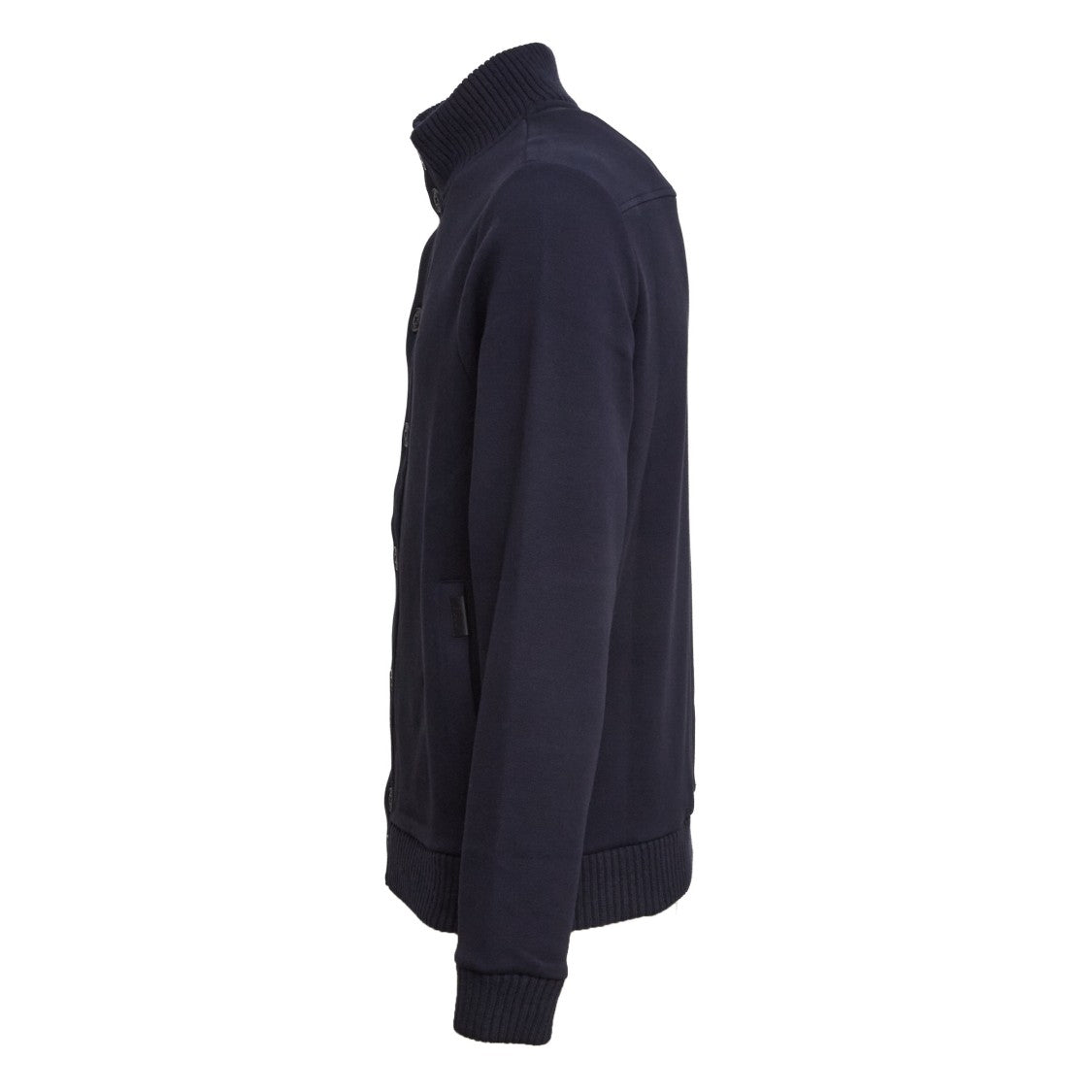 Fay Piquet Cotton Collared Cardigan