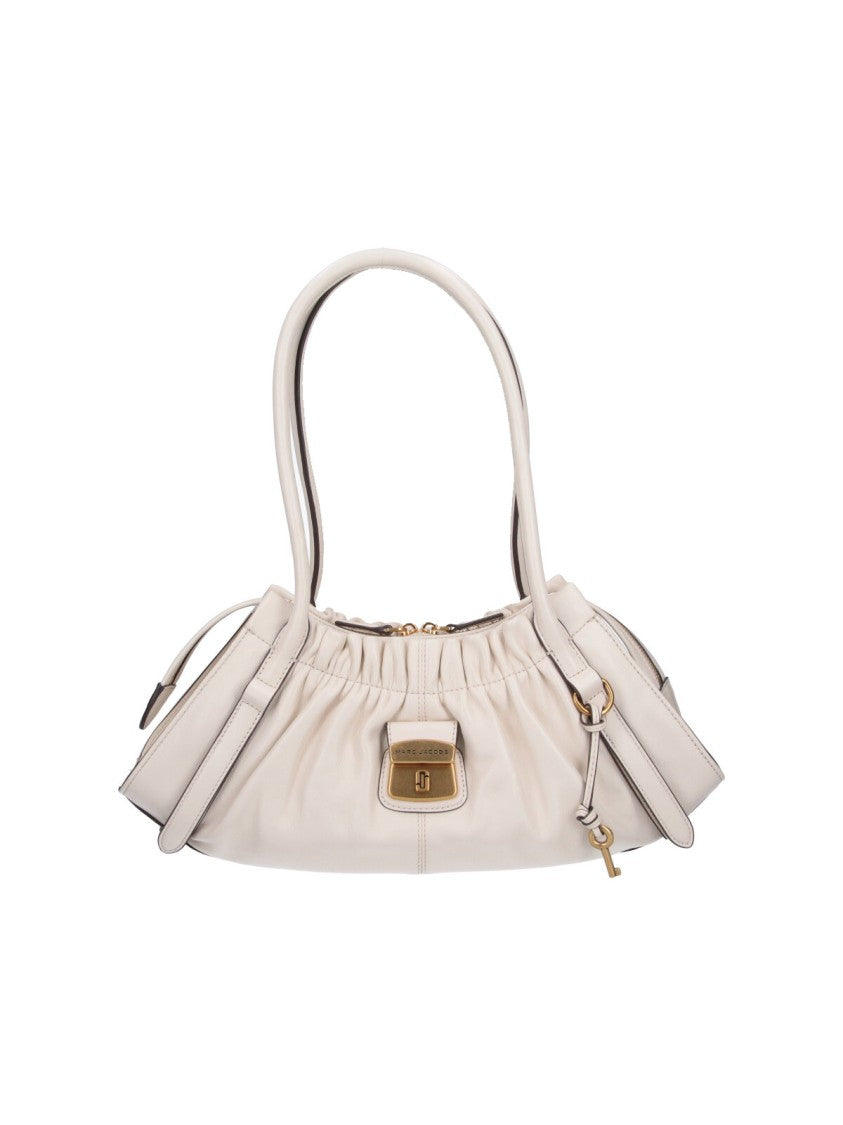 Marc Jacobs Cream The Christina Gathered Shoulder Bag