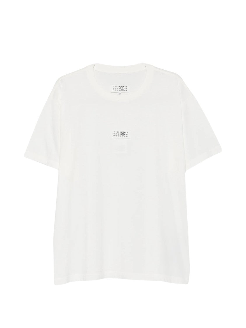 Mm6 By Maison Margiela Classic Centered Logo Patch T-Shirt