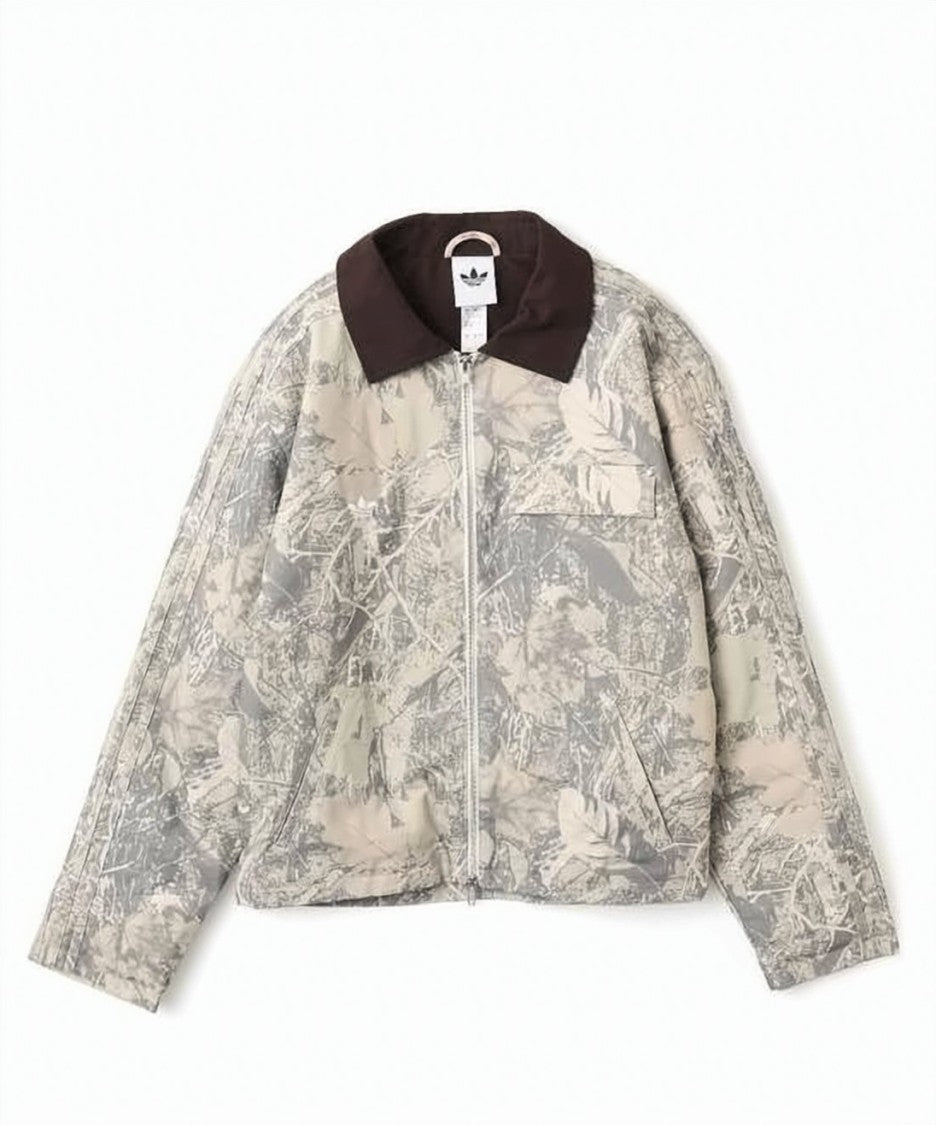 Adidas Abstract Camouflage Jacket With Full Front Zipper