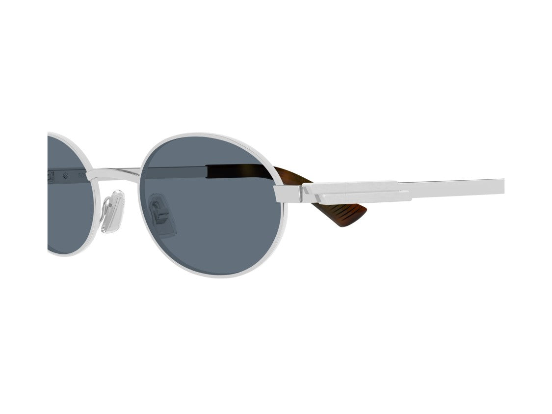 Bottega Veneta Silver Bv1470s Metal Round Sunglasses