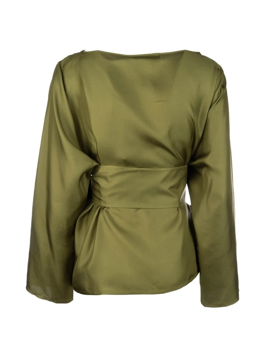 Co.Go Green Silk Blouse