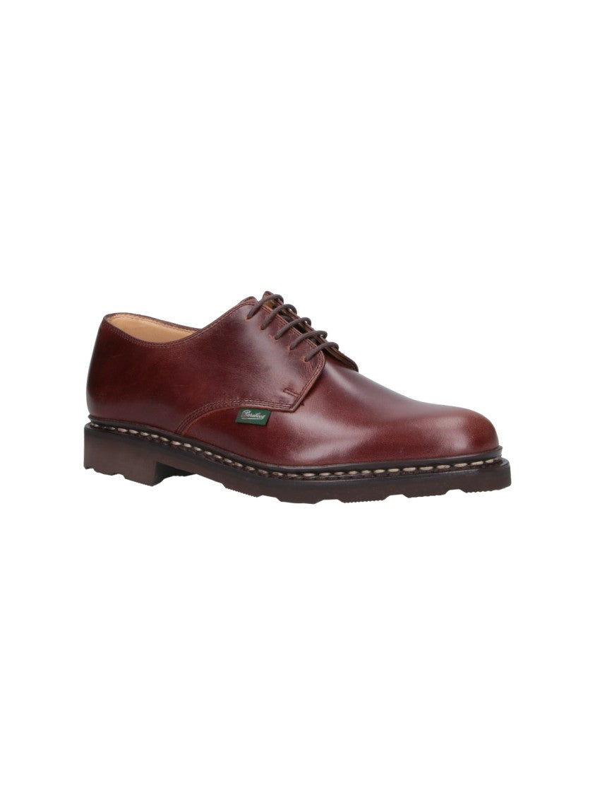 Paraboot Brown Arles Calfskin Leather Brogues