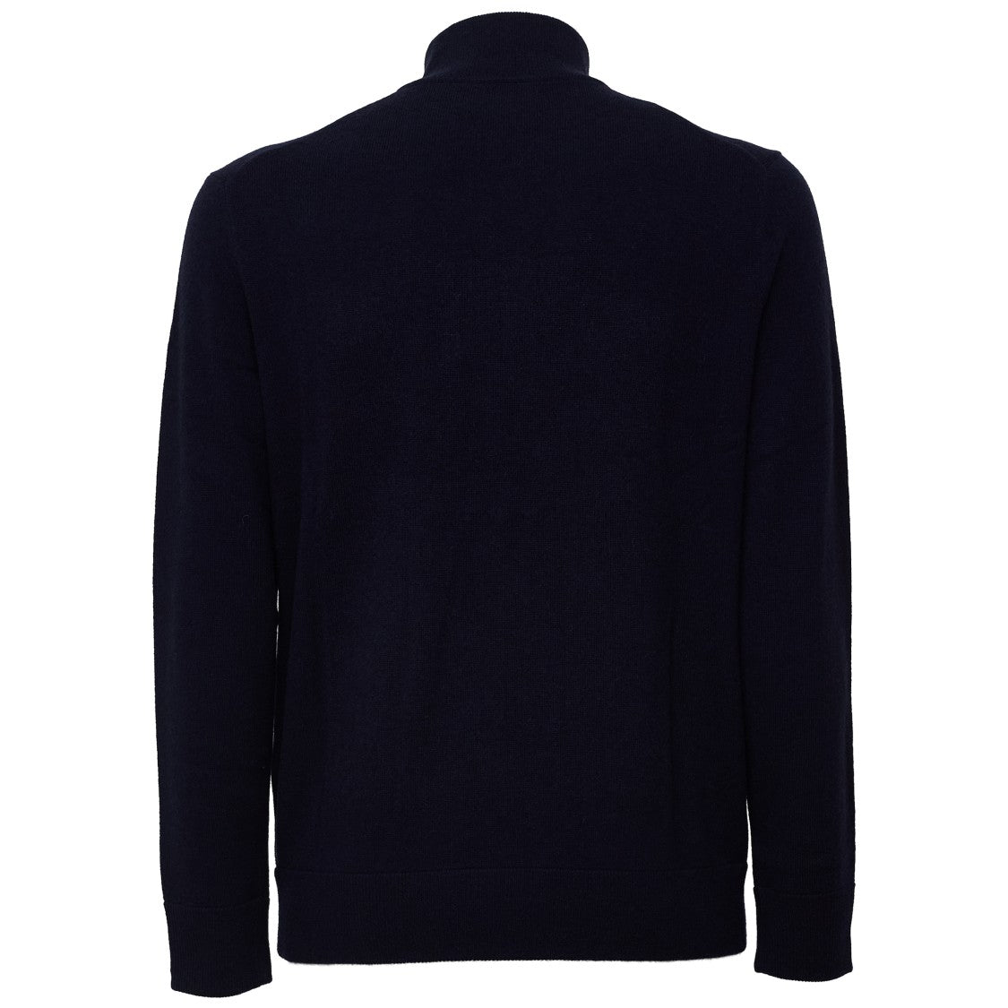 Polo Ralph Lauren Full-Zip Ribbed Detail Merino Wool Sweater