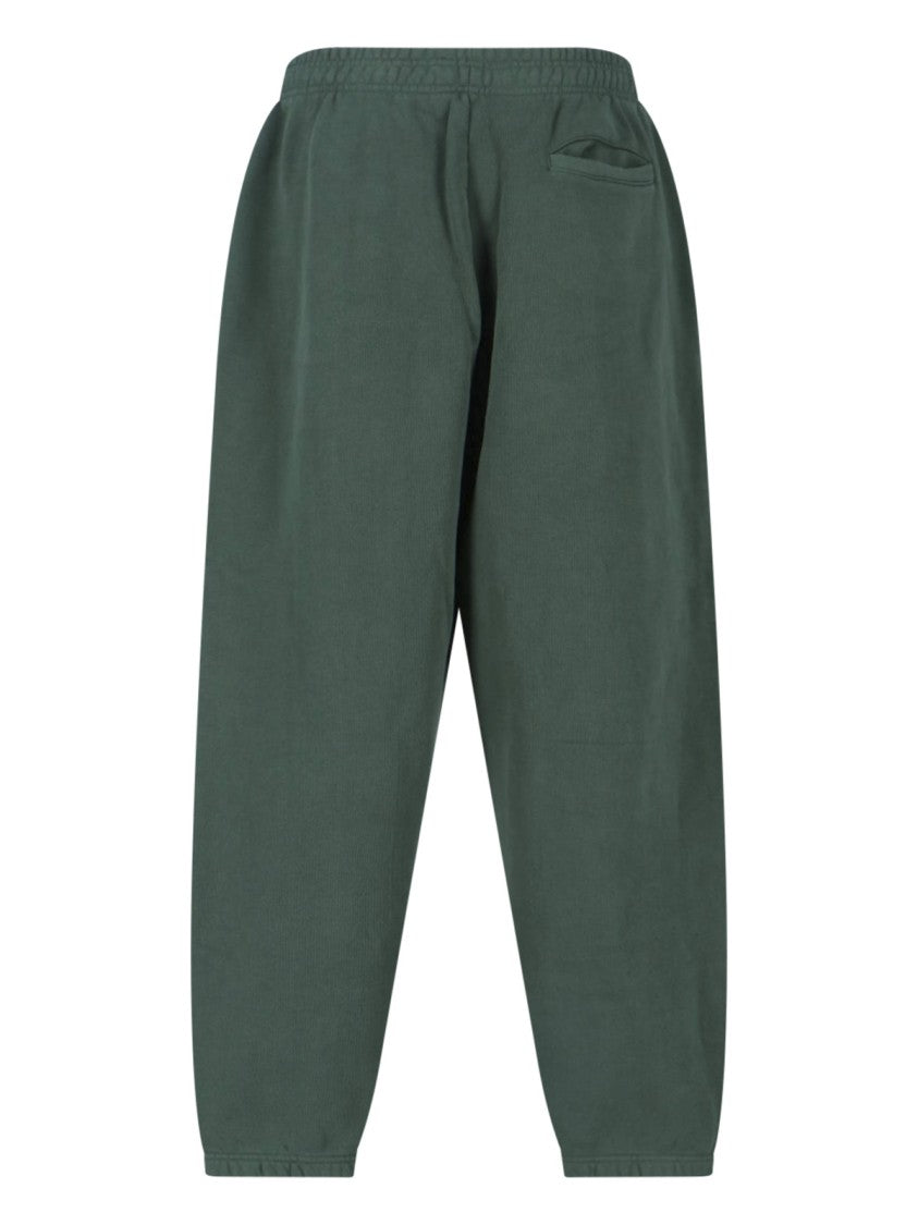 Entire Studios Green Relaxed-Fit Cotton Sports Pants