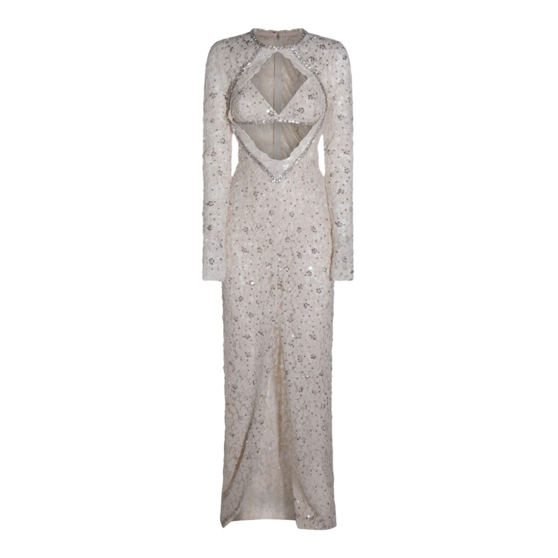 Nissa Floor-Length Dress With Cut-Out Detail