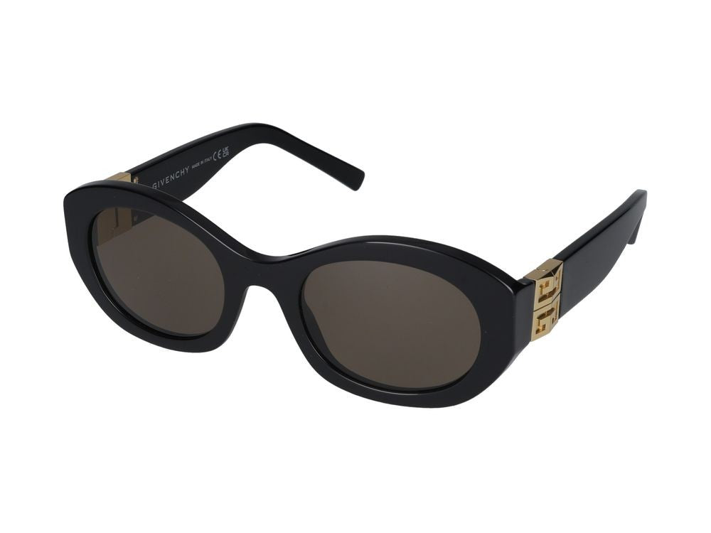 Givenchy Black Bold Oversized Round Sunglasses