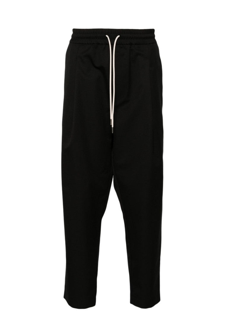 Drôle De Monsieur Cropped Pants With Drawstring Waist