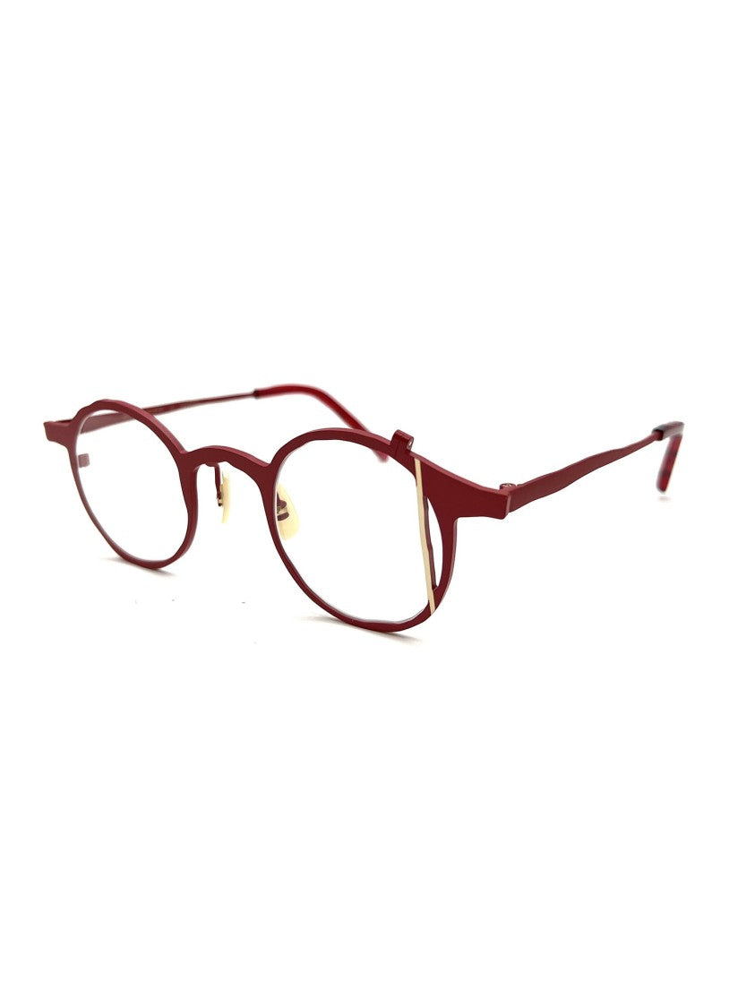Masahiromaruyama Red Mm/0076 No.3 Metal Round Frames