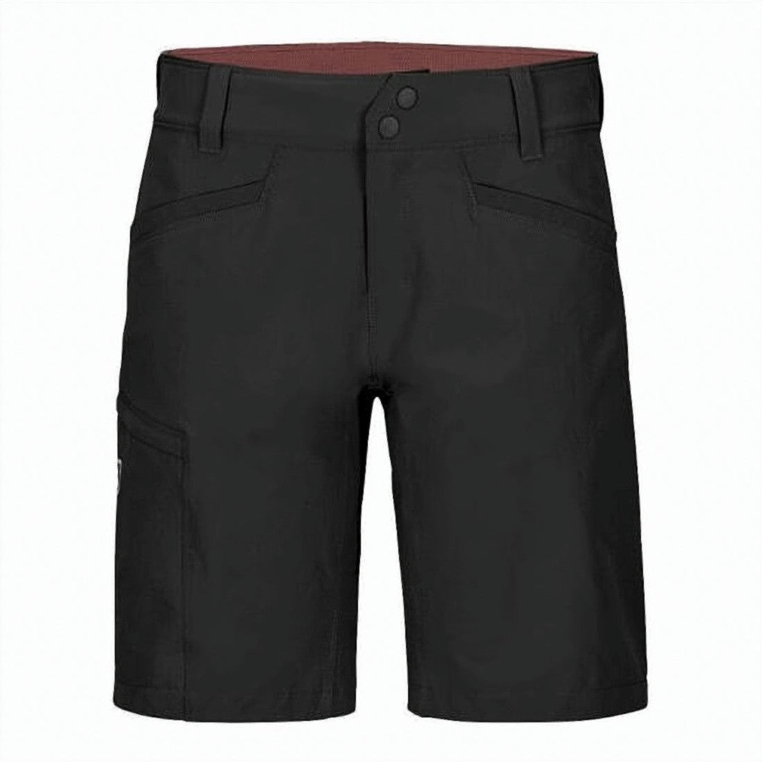 Ortovox Structured Black Shorts With Belt Loops