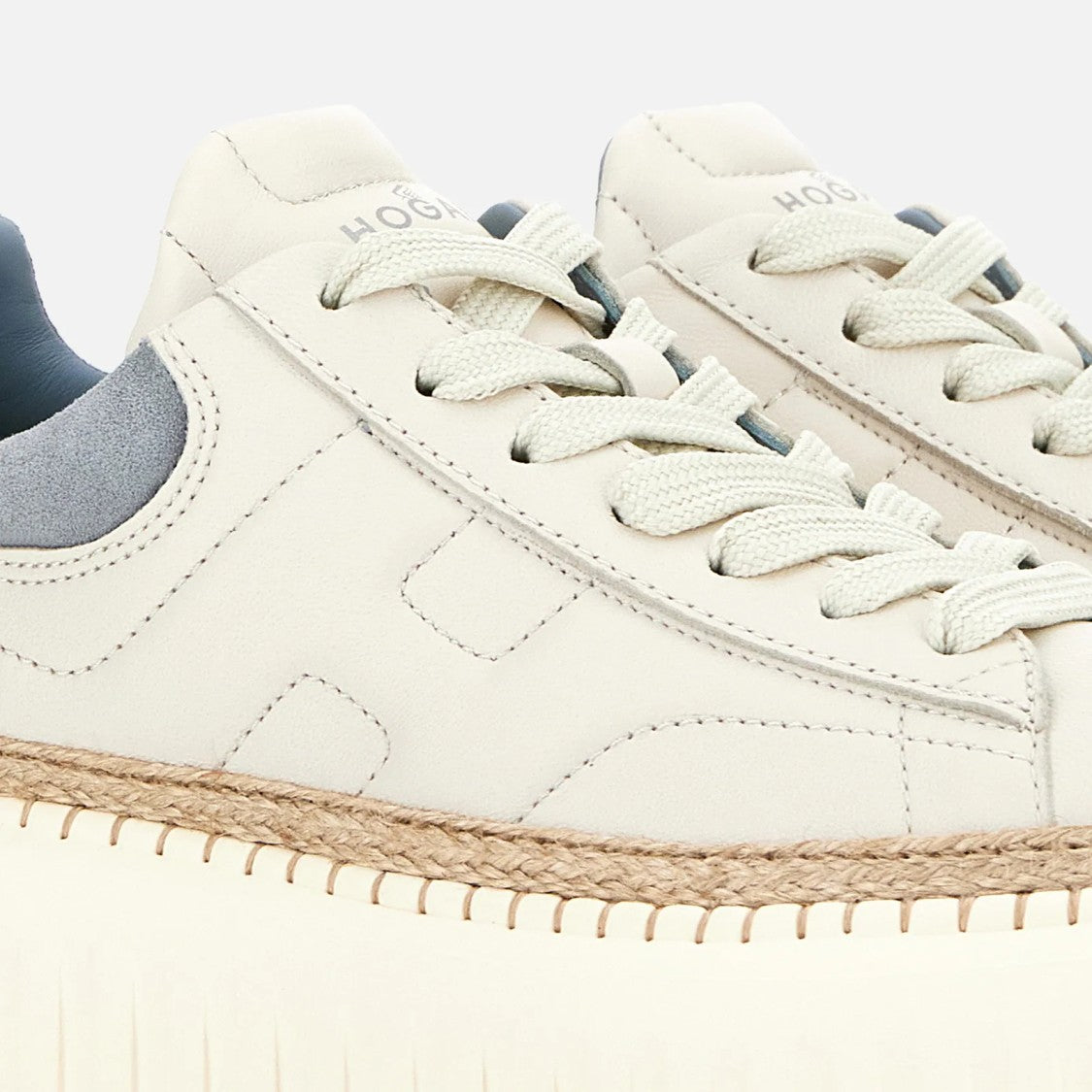 Hogan Platform Sneakers With Ribbed Sole