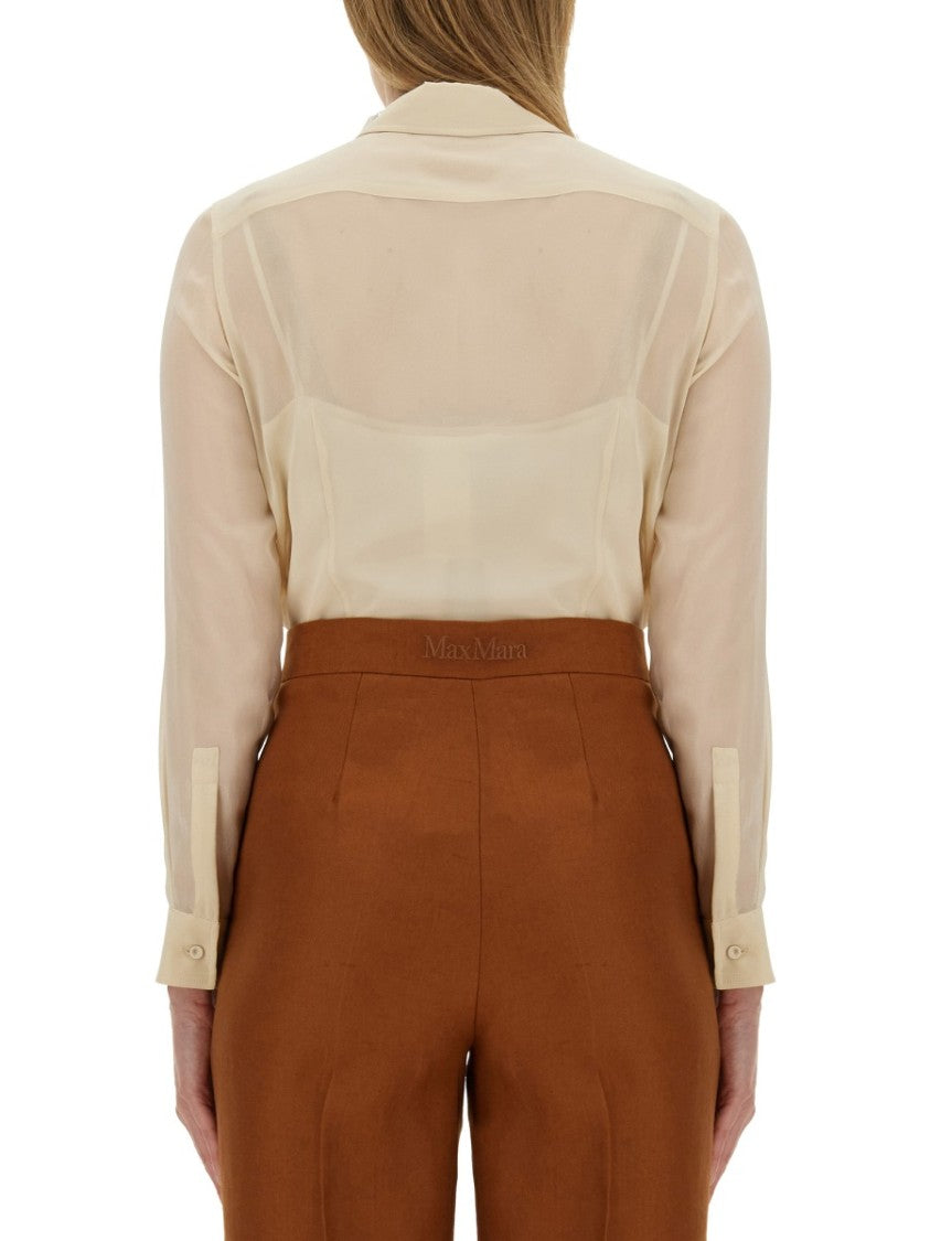 Max Mara "Summer Clam" Silk Shirt